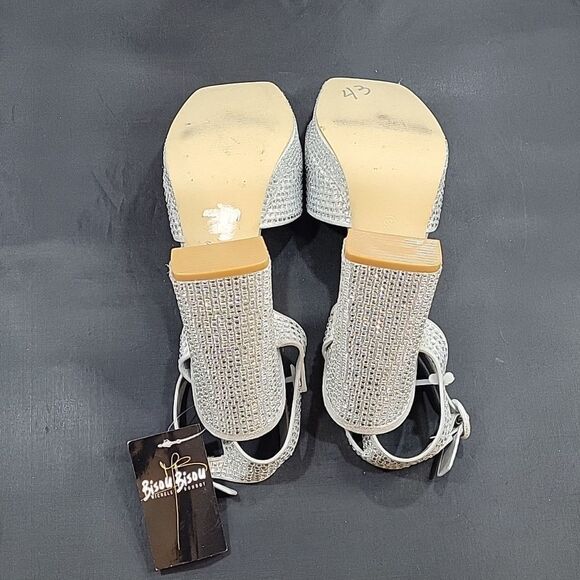 BRAND NEW BISSOU BISSOU JEWEL STUDDED EMBELLISHMENTS SQUARE TOE HIGH HEL… - Picture 9 of 15